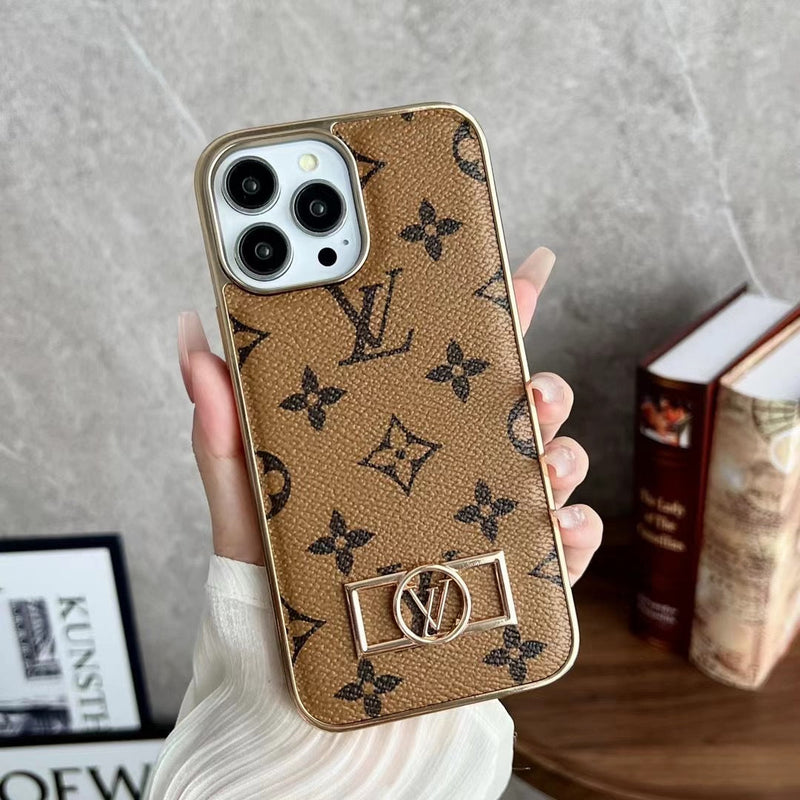 Luxury LV Leather magesafe  iPhone case