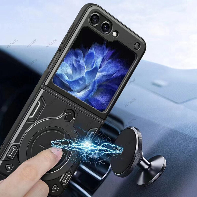 Magnetic Ring Stand Case for Samsung Galaxy Z Flip 5