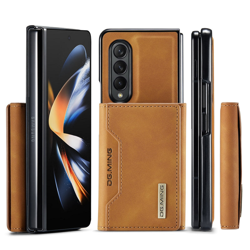 2 In 1 Leather Wallet Case For Samsung Galaxy Z Fold 5