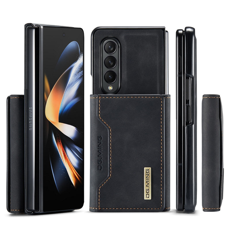 2 In 1 Leather Wallet Case For Samsung Galaxy Z Fold 5