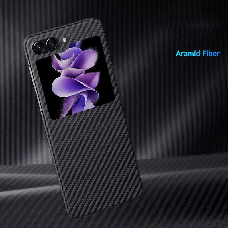 Ultra-thin Carbon Fiber Cover For Samsung Galaxy Z Flip 5