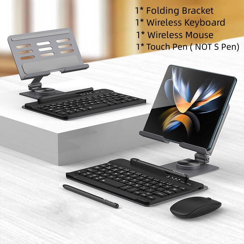 Desk Stand & Bluetooth Keyboard for Samsung Galaxy Z Fold 5