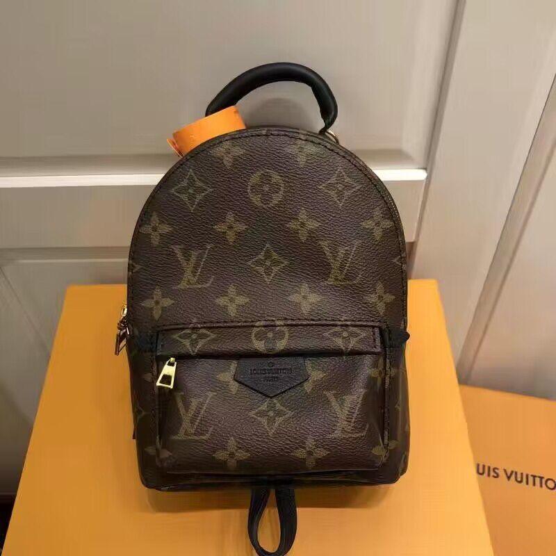 Brown LV Monogram Mini Backpack