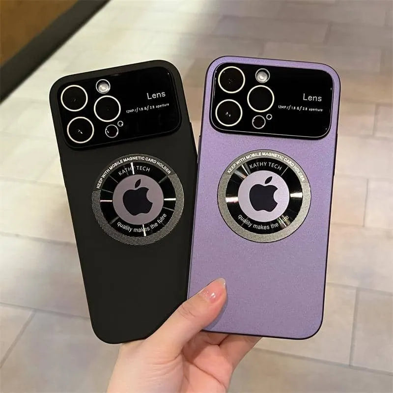 Frosted Magnetic Attraction Case Cover For iPhone