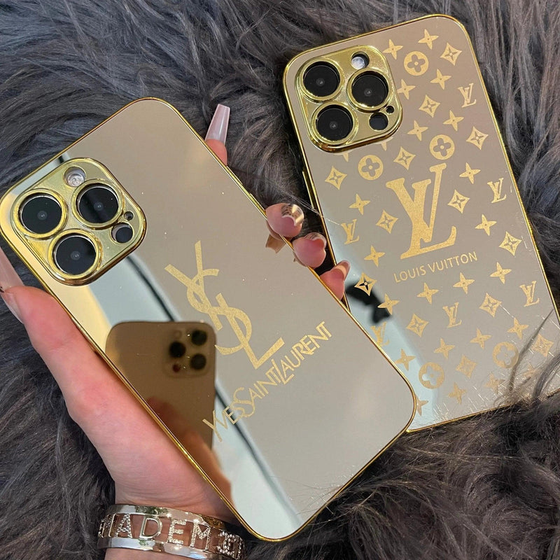 Mirror Golden Yes Love iPhone case