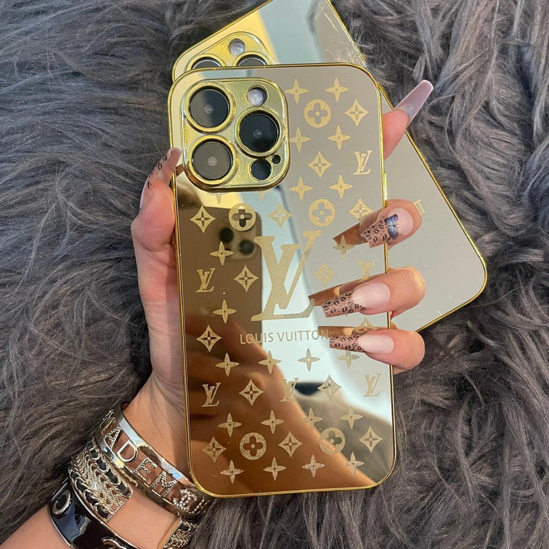 Mirror Golden Yes Love iPhone case