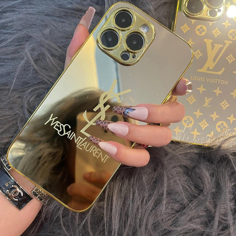 Mirror Golden Yes Love iPhone case